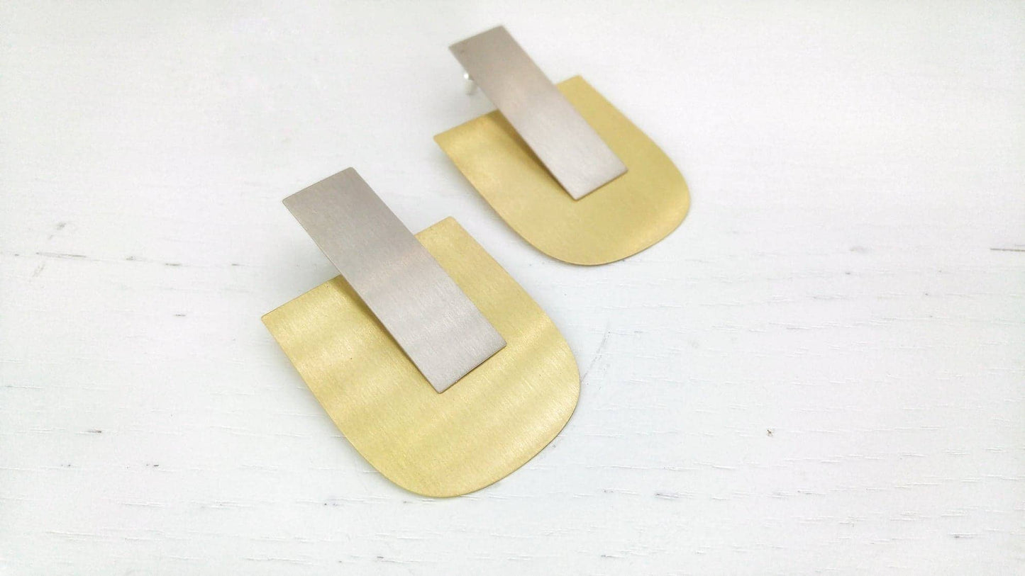Geometric Statement Ear Jacket