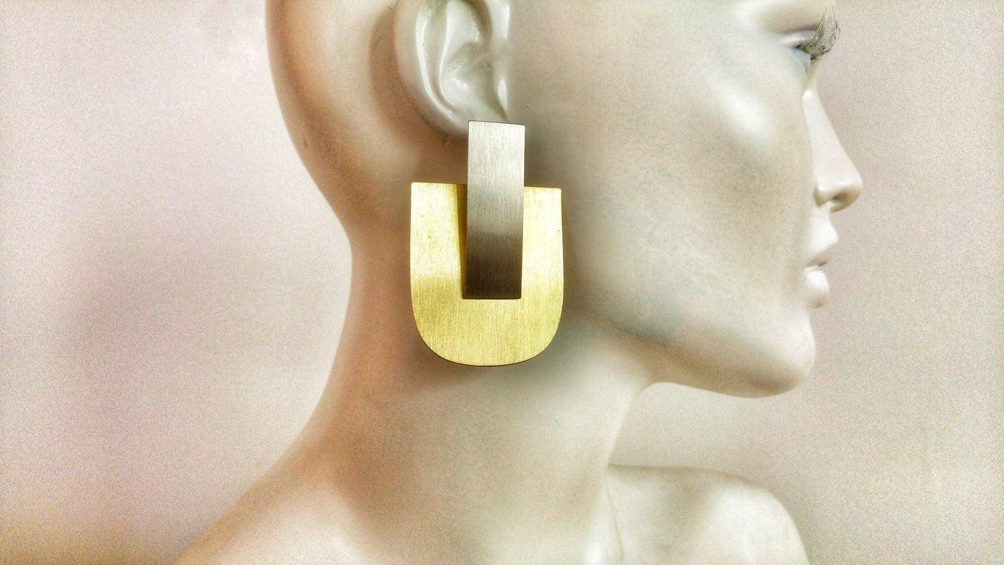 Geometric Statement Ear Jacket