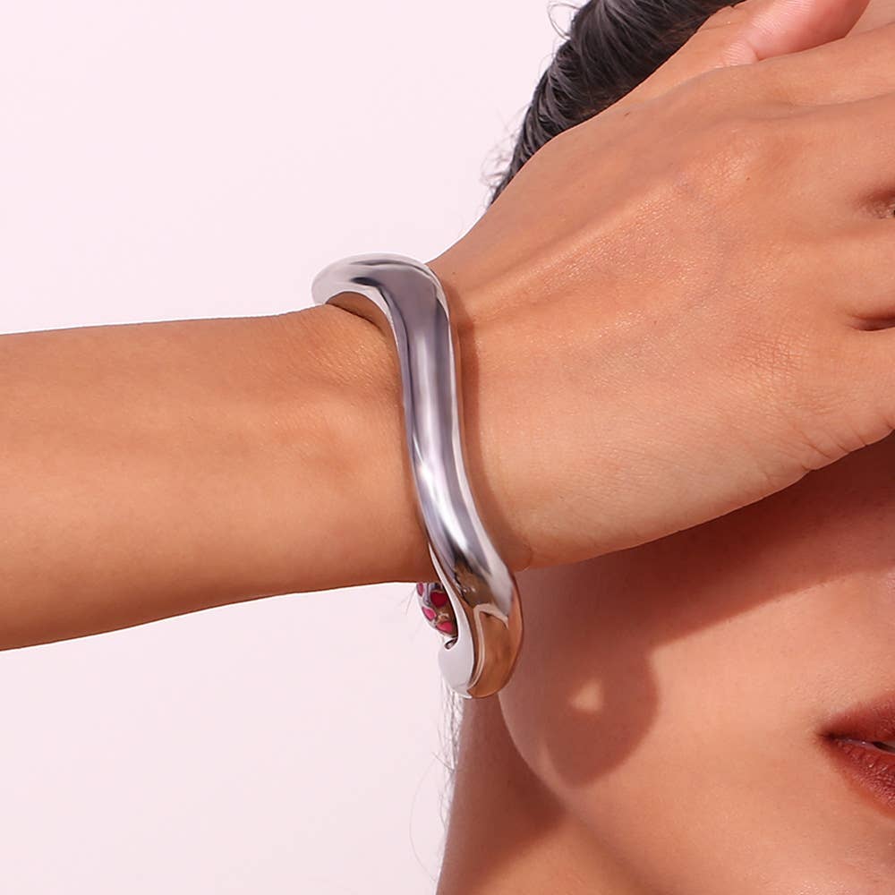 Wave Cuff Bracelet