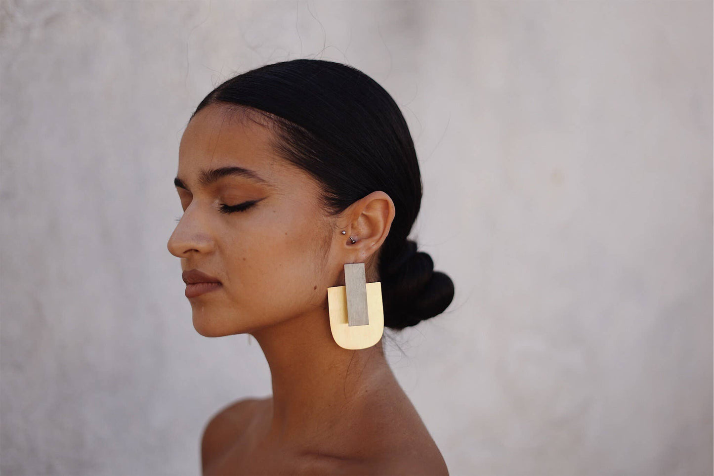 Geometric Statement Ear Jacket