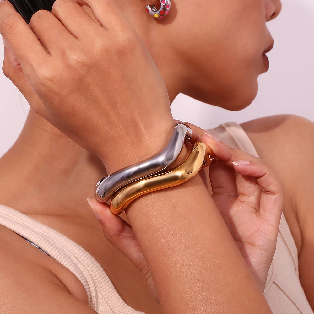 Wave Cuff Bracelet