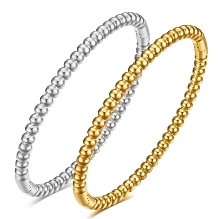 The Luxe Bead Bangle Bracelet