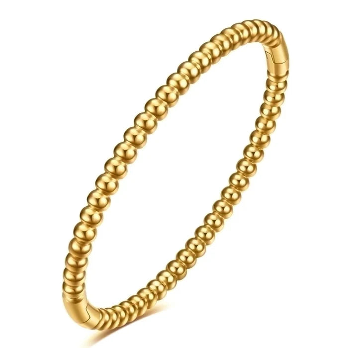 The Luxe Bead Bangle Bracelet