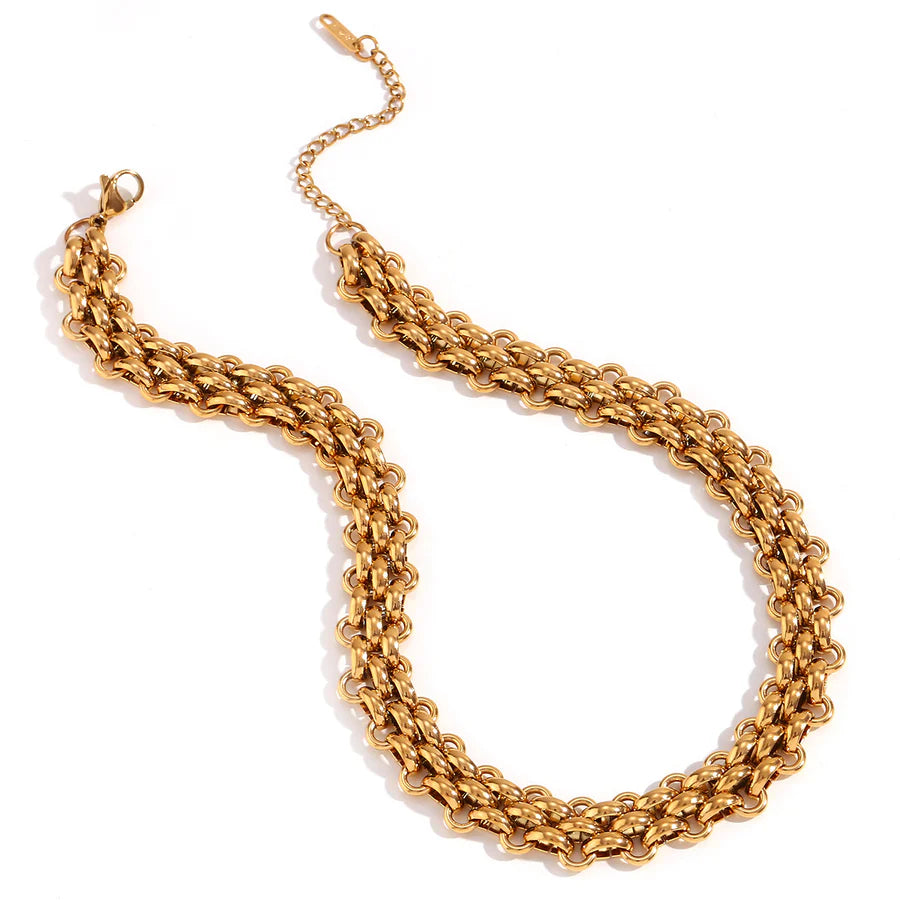 Golden Luxe Links Necklace