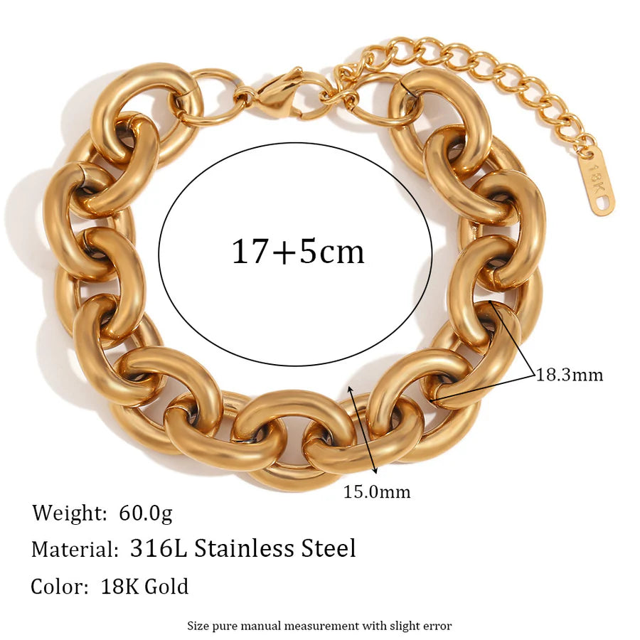 Golden Luxe Chain Bracelet