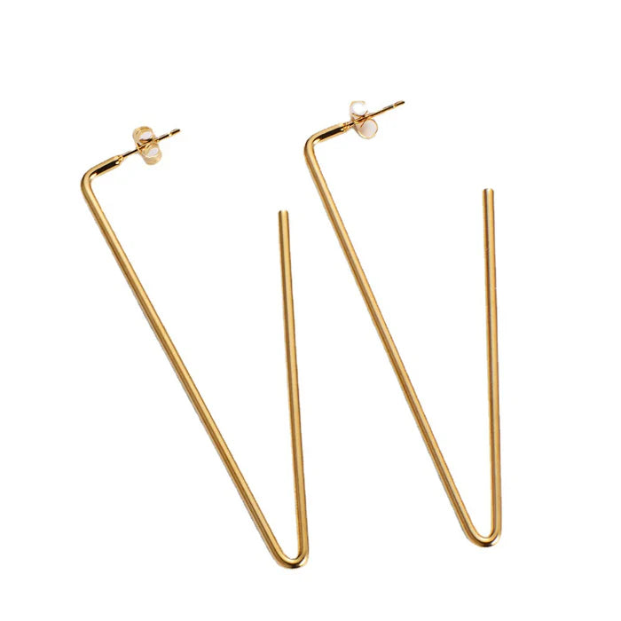 Triangle Drop Earrings