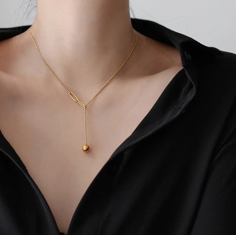 Ball and Chain Necklace