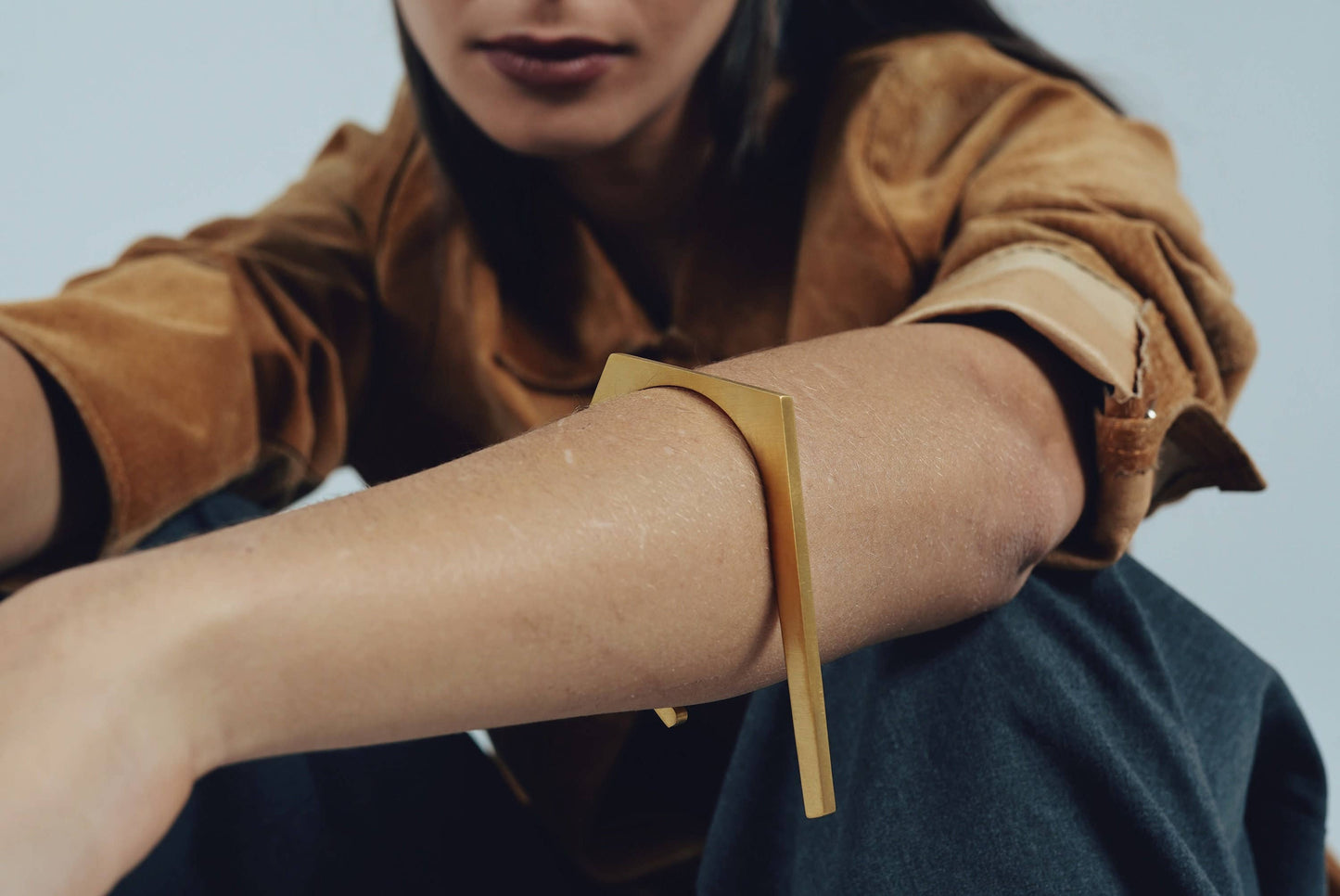 Stainless Steel Bold Statement Cuff Bracelet By Lakaluka