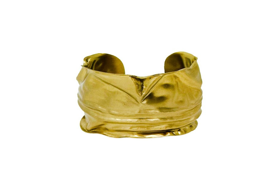 Crinkled Cuff (Gold)