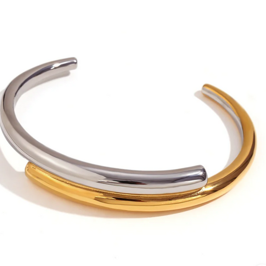 Double Layered Bangle Bracelet