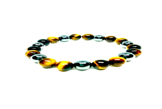 Tiger Eye and Hematite 10mm Bracelet