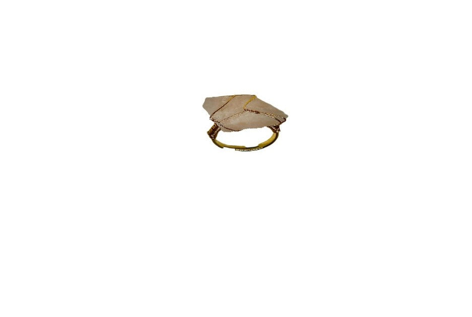 Quartz Adjustable Wire Ring